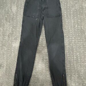 American Eagle Outfitters Black Zippered cargo pants